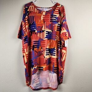 LuLaRoe NWT Irma Top Short Sleeve Size Large